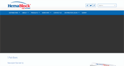 Desktop Screenshot of hemablock.com